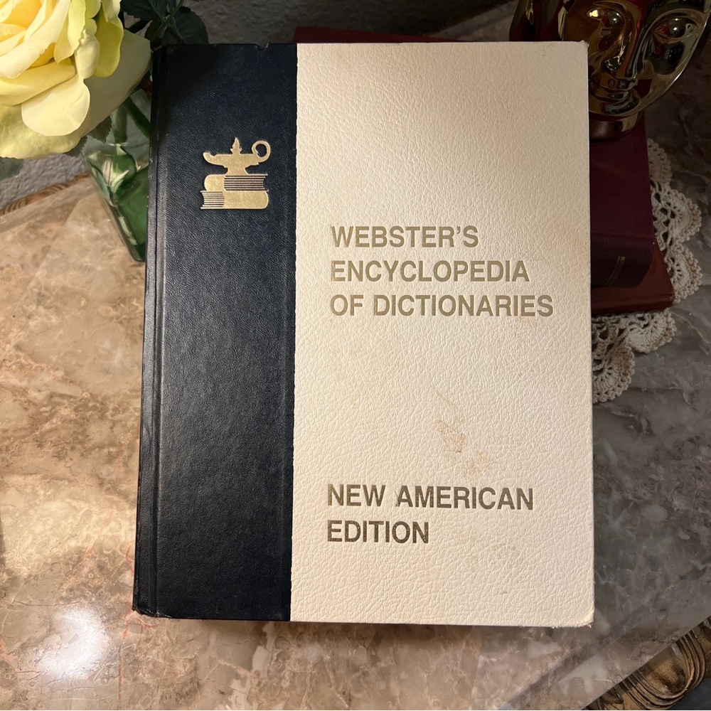 Webster's Encyclopedia of Dictionaries New American Edition 1978 Large Type
